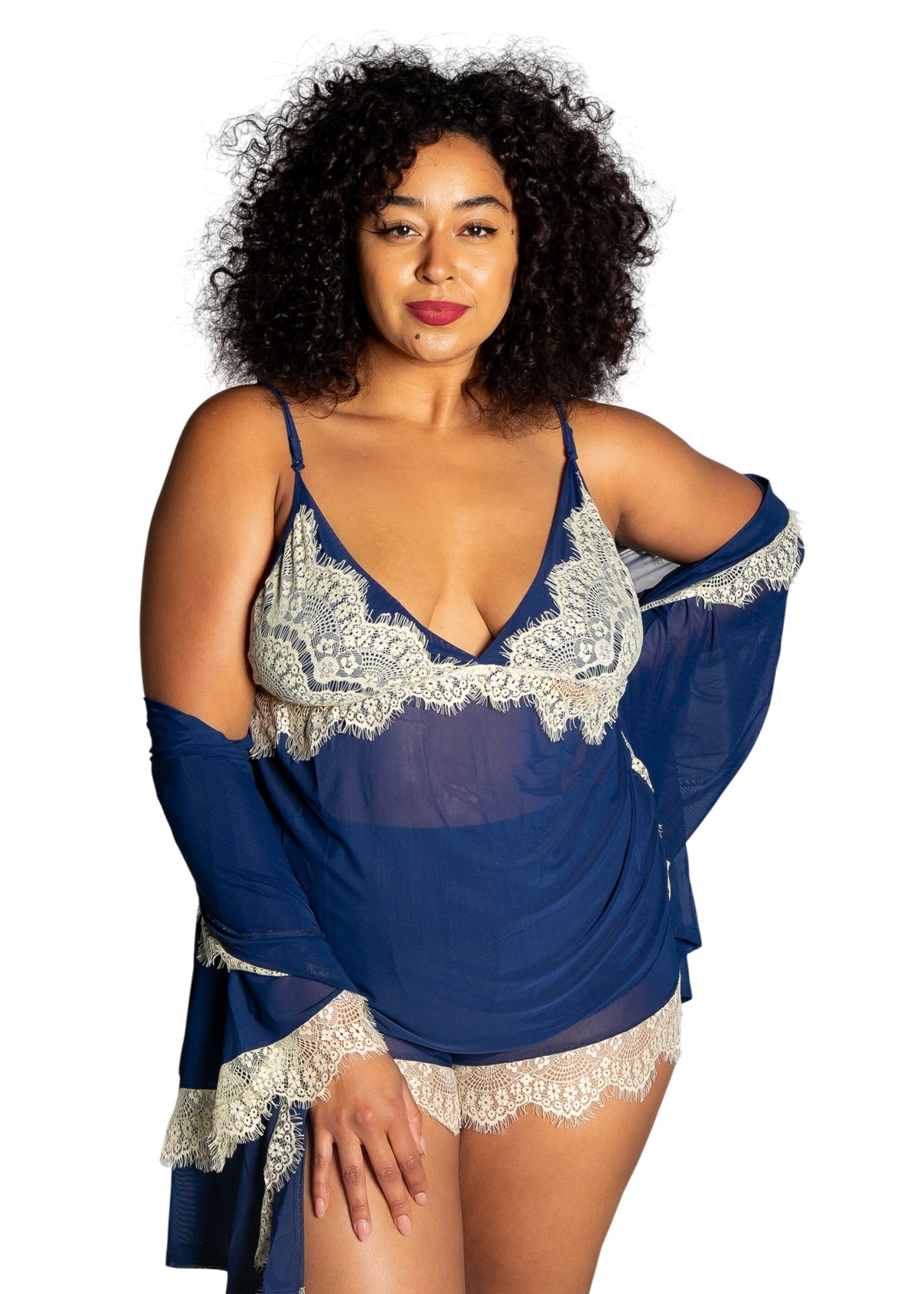 Up All Night Cami and Shorts Set - style 4809