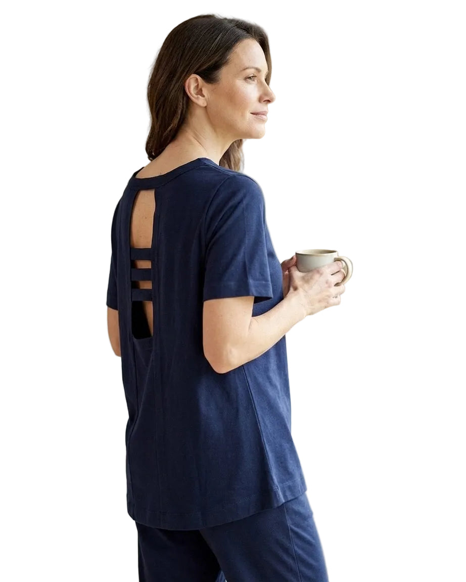 Ahh Dreams Cut Out Back Top - FINAL SALE