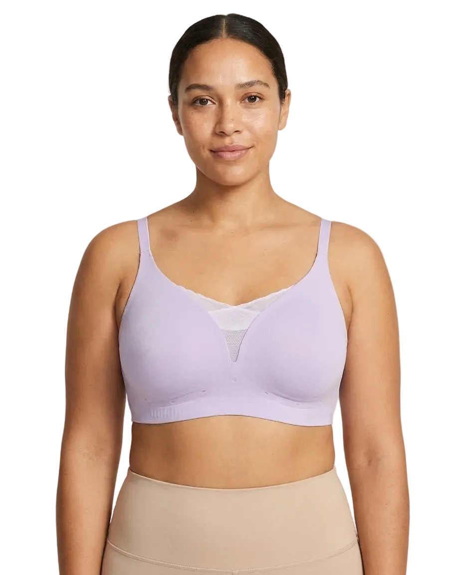 Perforated Gel Bra with Mesh Detail