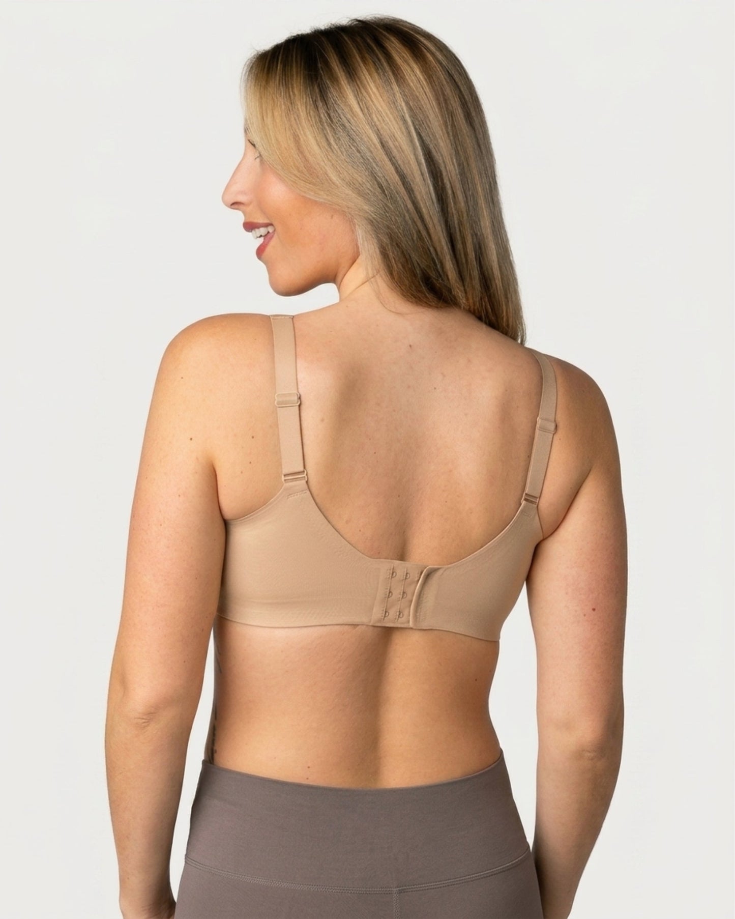 Infinity Edge Deep Plunge Bra with Back Closure
