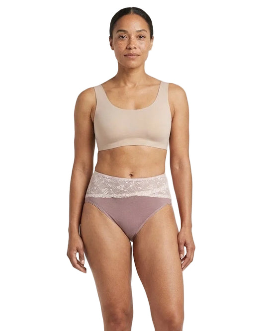 Seamless Brief with Lace