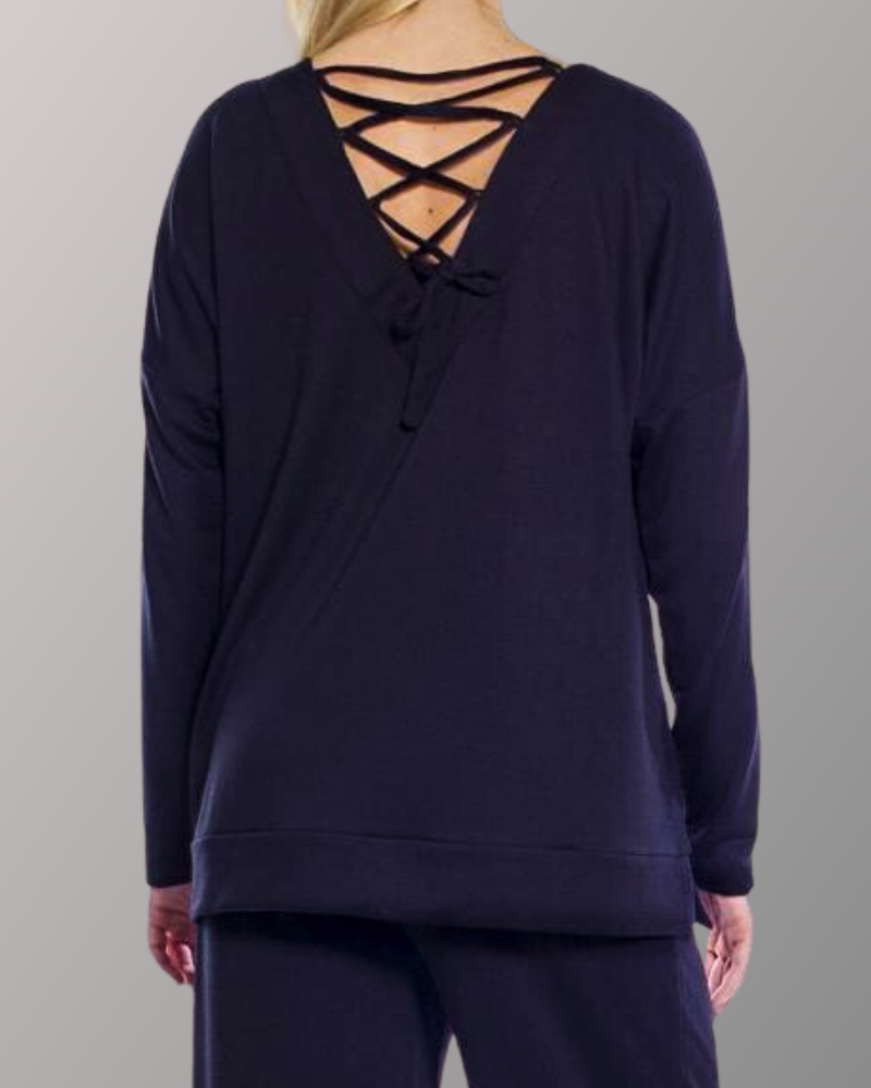 Ahh Dreams Criss Cross Back Top - FINAL SALE