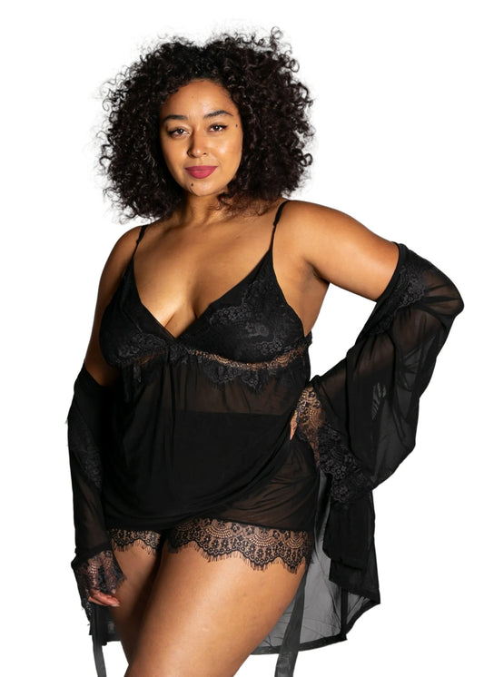 Up All Night Cami and Shorts Set - style 4809