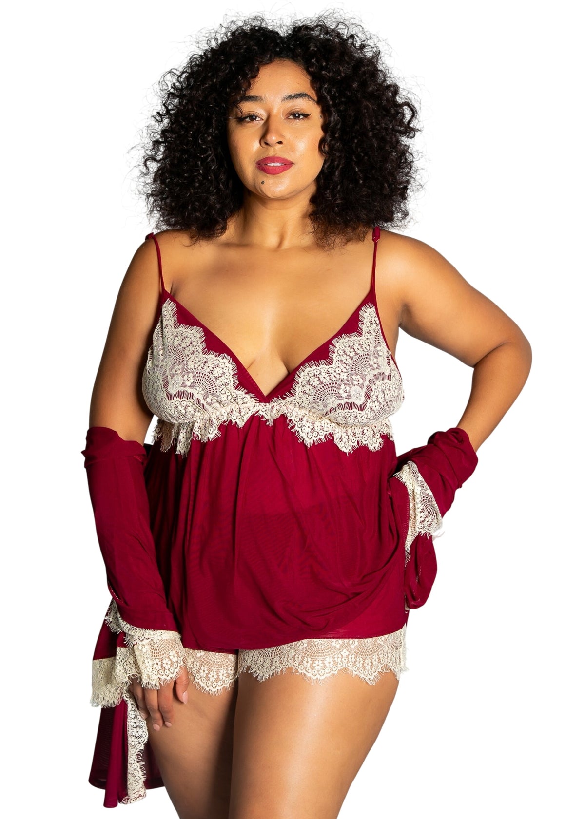 Up All Night Cami and Shorts Set - style 4809