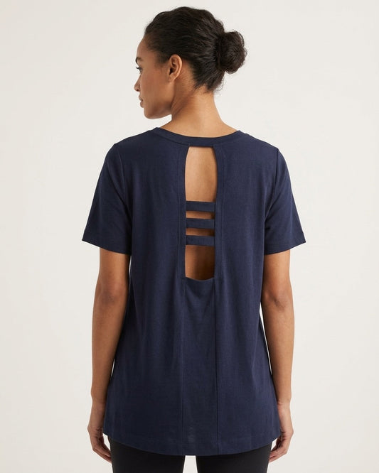 Ahh Dreams Cut Out Back Top - FINAL SALE