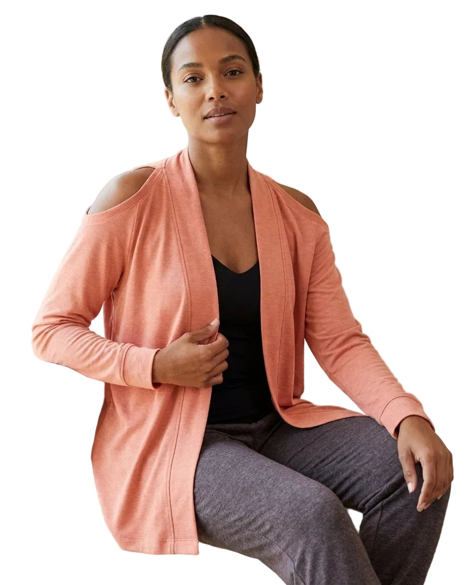 Ahh Dreams Cold Shoulder Long Sleeve Wrap - FINAL SALE