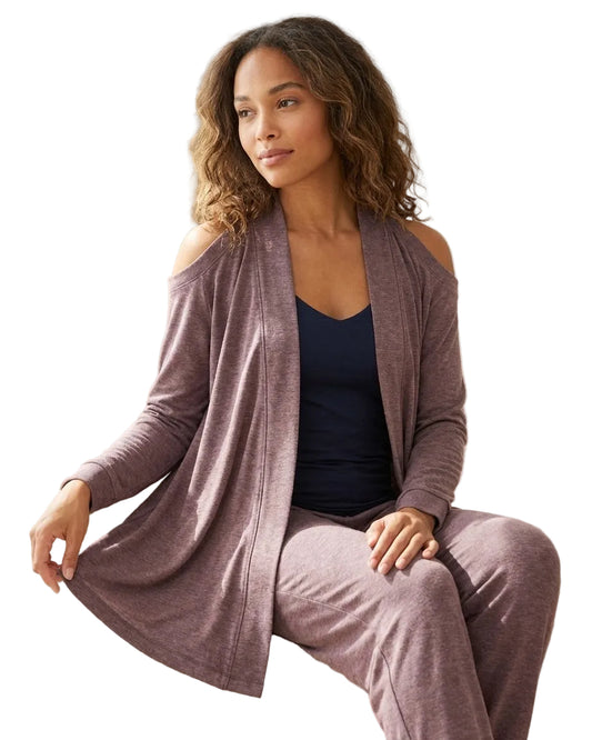 Ahh Dreams Cold Shoulder Long Sleeve Wrap - FINAL SALE