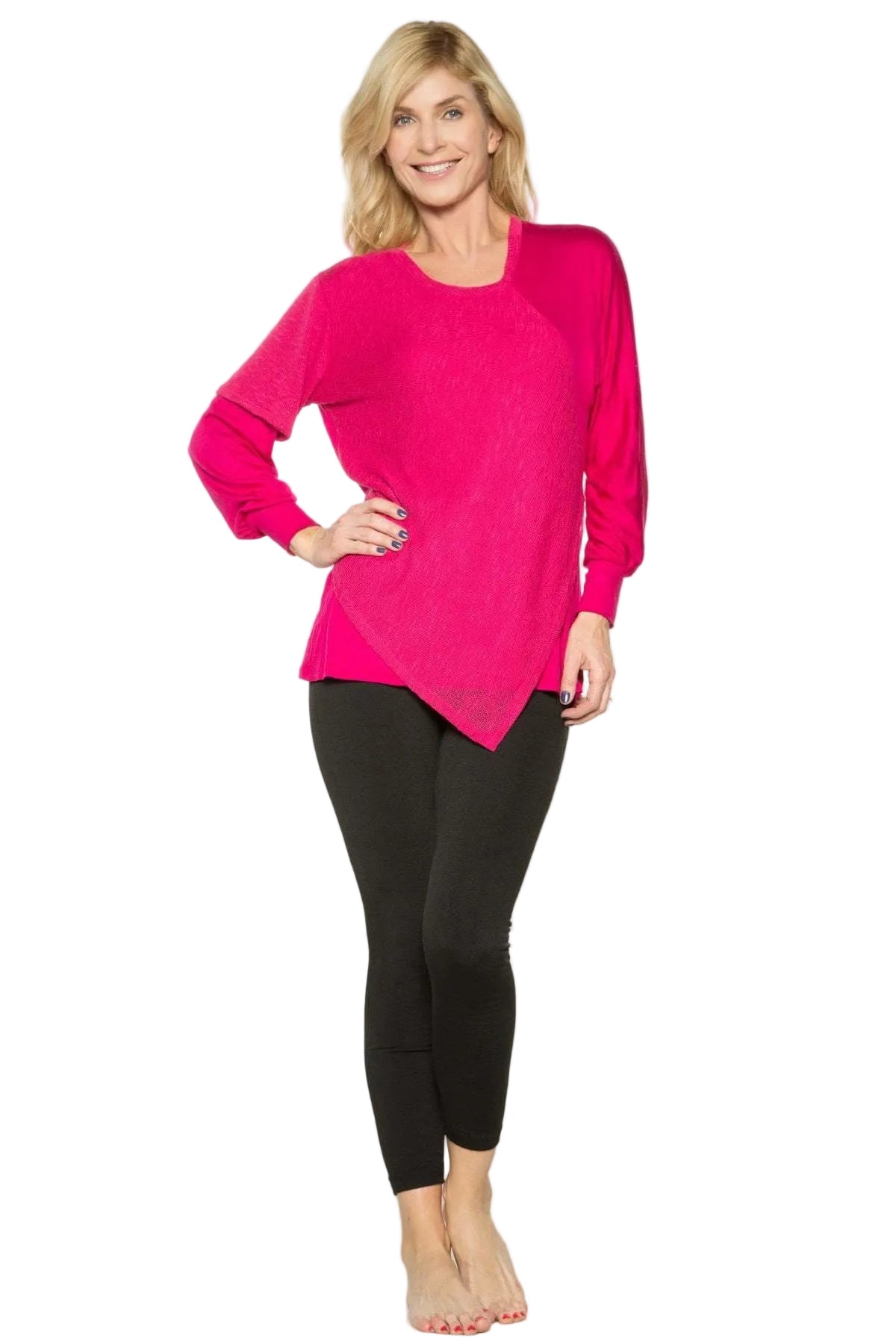 Asymmetrical Mixed Media Top_Rhonda_Shear_4