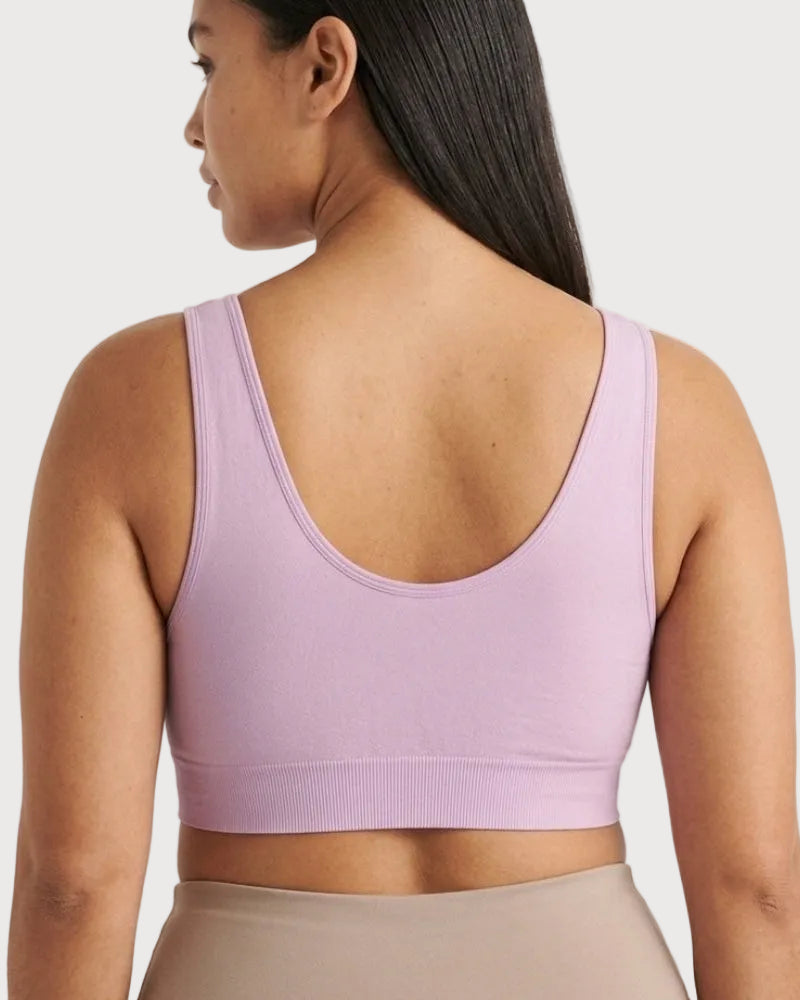 The Original Ahh Bra 2-Pack by Rhonda Shear — wire-free seamless bra, back view