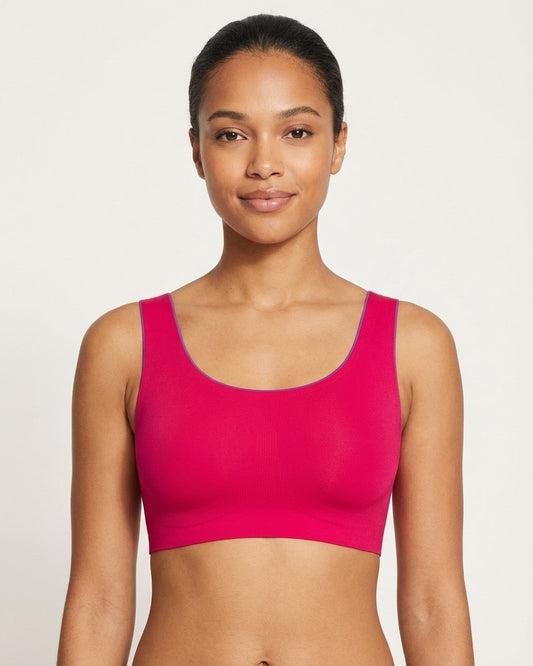 Contrast Trim Body Bra
