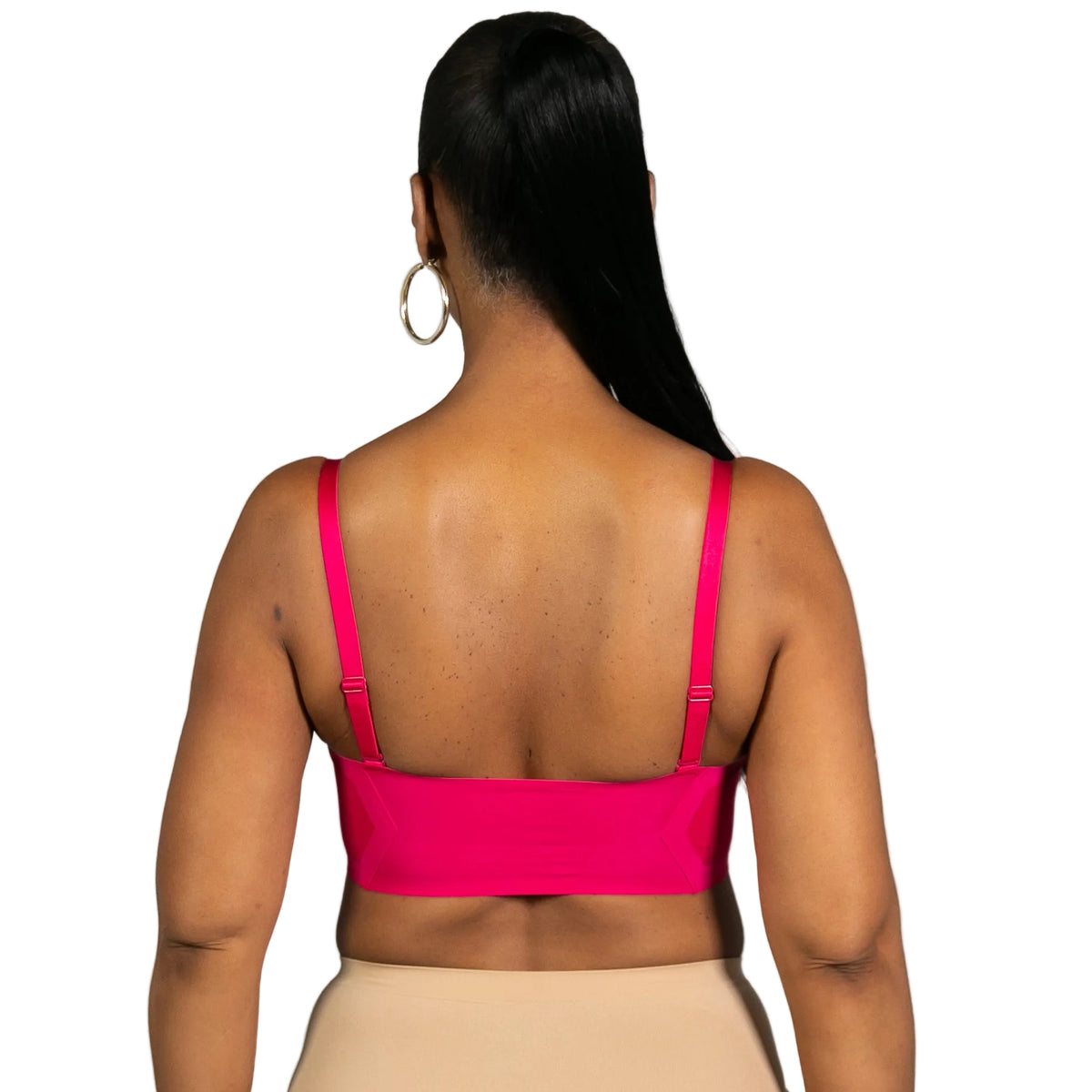 Invisible Edge Bra w. Mesh Cut-out Detail