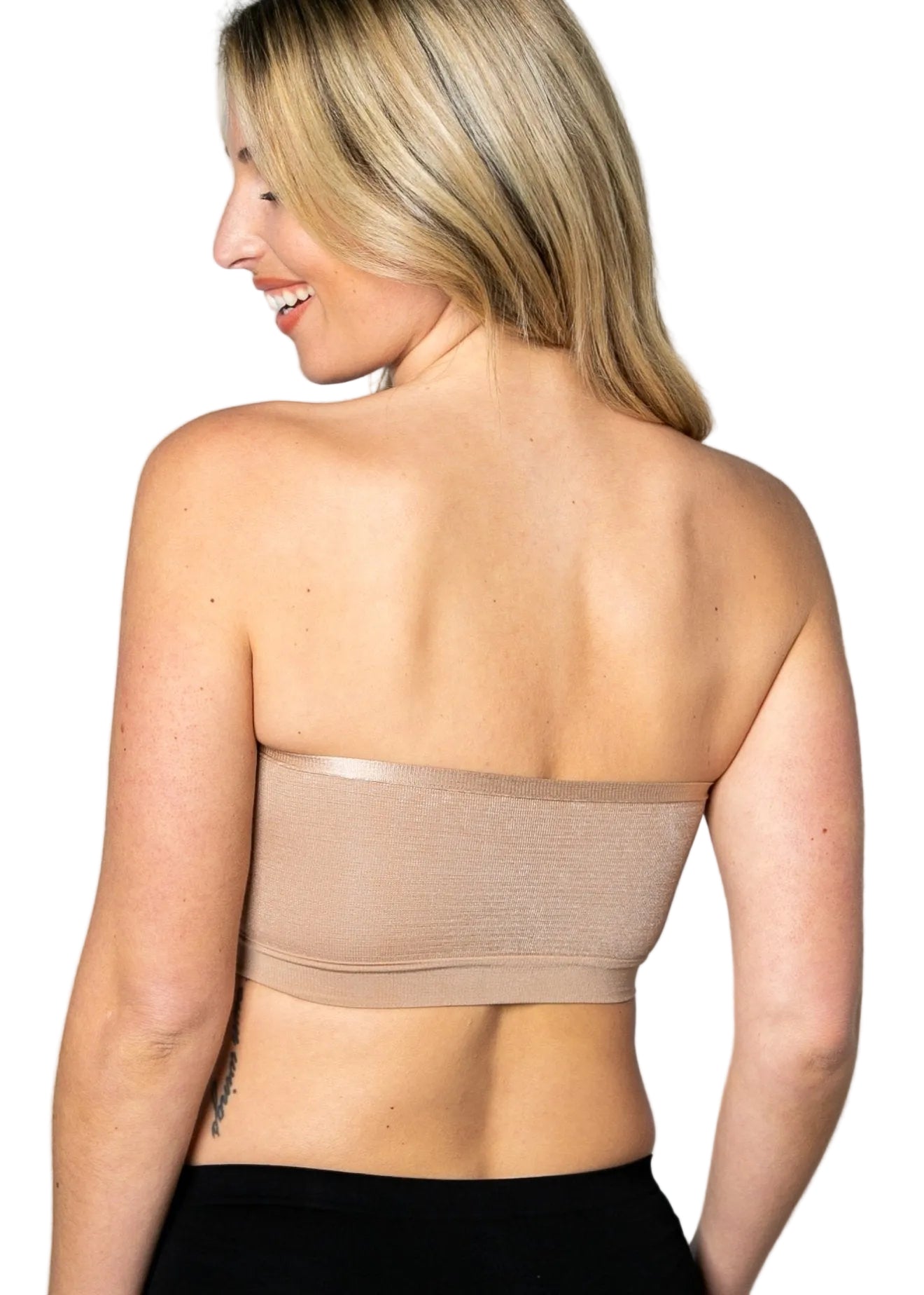 Antimicrobial Sweetheart Neckline Underwire Bandeau Bra_Rhonda_Shear_2