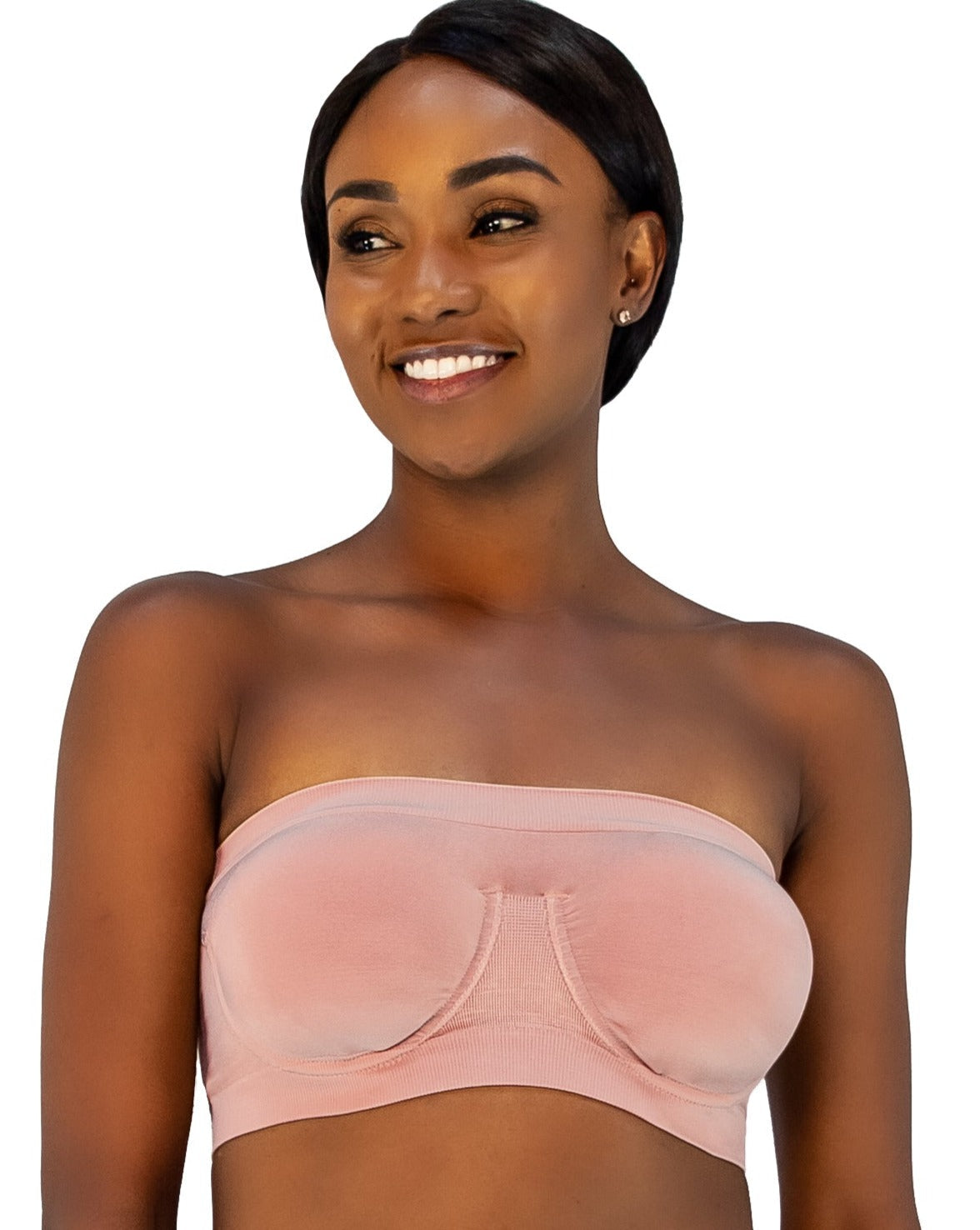 Angel Seamless Underwire Bandeau Bra_Rhonda_Shear_15