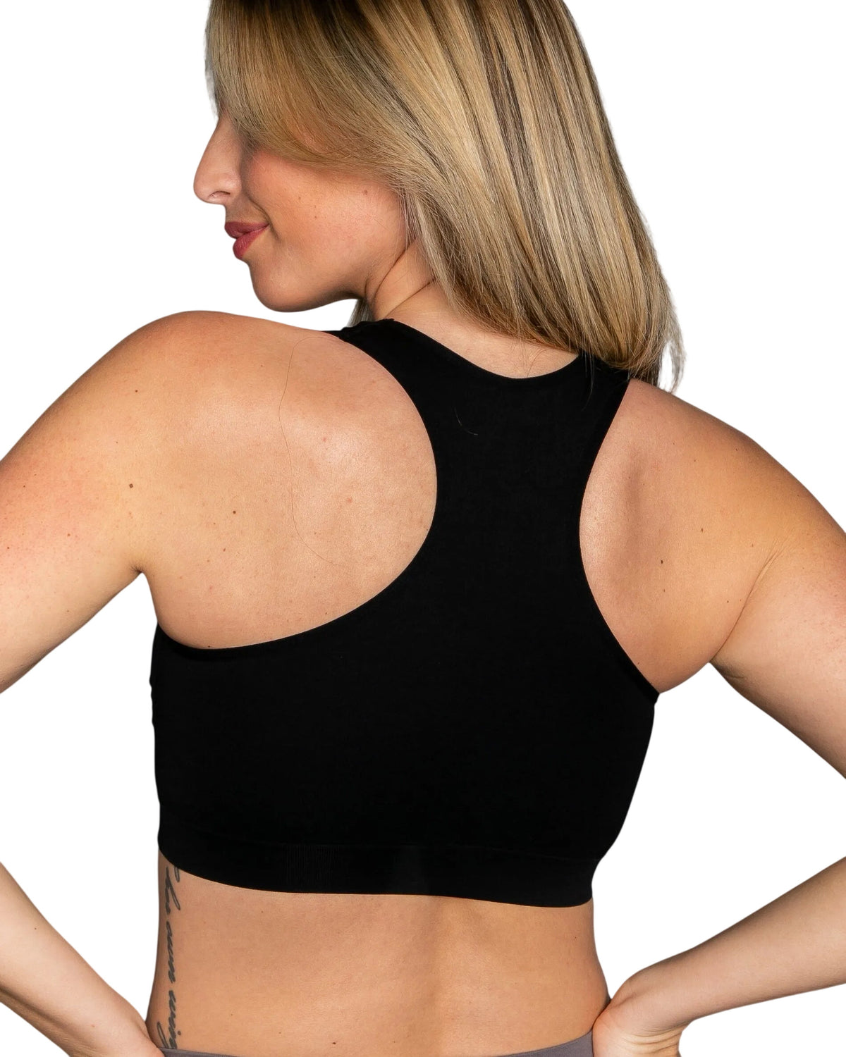 Seamless Racerback Ahh Bra by Rhonda Shear — wire-free racerback bra