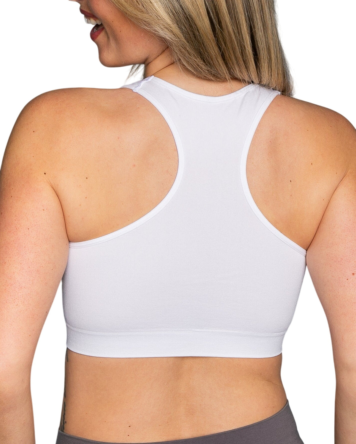 Seamless Racerback Ahh Bra by Rhonda Shear — wire-free racerback bra
