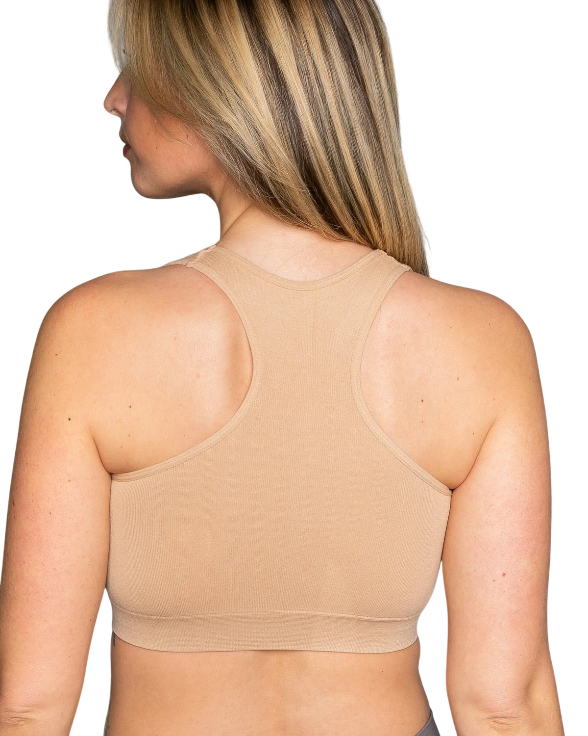 Seamless Racerback Ahh Bra by Rhonda Shear — wire-free racerback bra